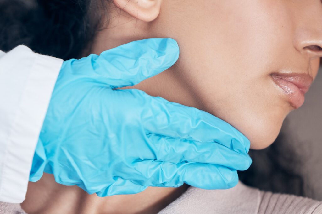 Swollen jaw