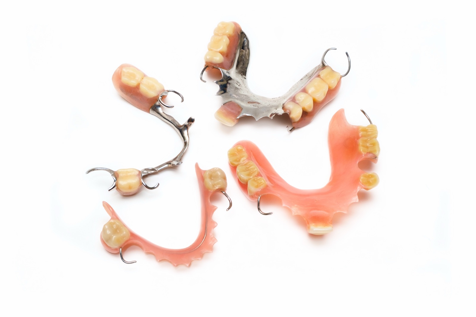 Partial dentures set